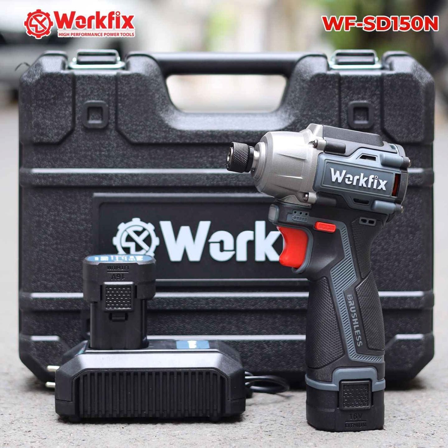 Máy bắt vít pin Workfix WF-SD150N (150N.m) - Đầu gài lục giác 6.35mm